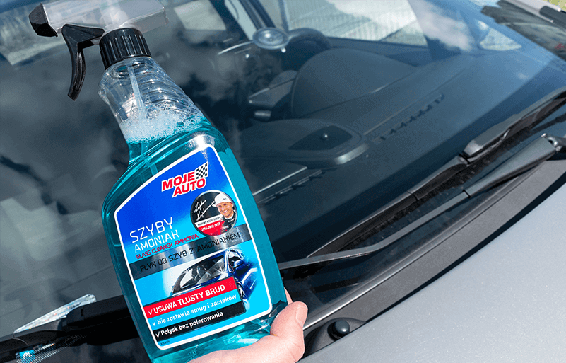 Glass cleaner with ammonia - Moje Auto