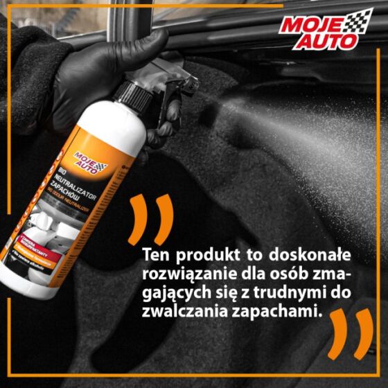 Neutralizator zapachu do samochodu - produkt Moje Auto Bio Neutralizator Zapachów - grafika