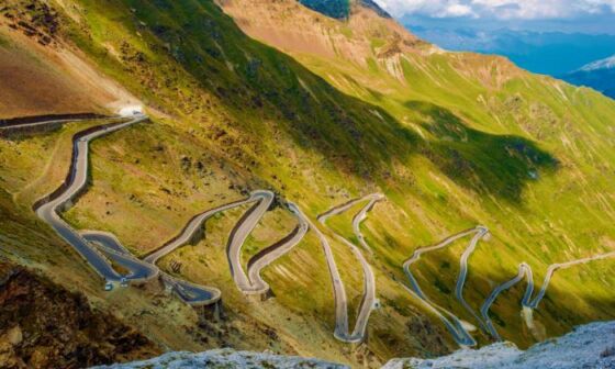 Podróże samochodem po Europie - Przełęcz Stelvio