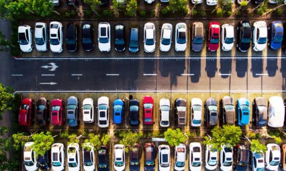 Asystent parkowania - pełny parking